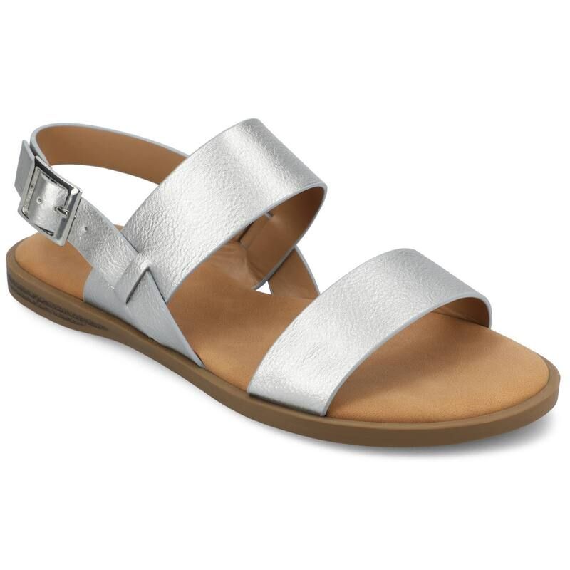 ジャーニー レディース シューズ サンダル Journee Womens Lavine Sandalsilver シルバー