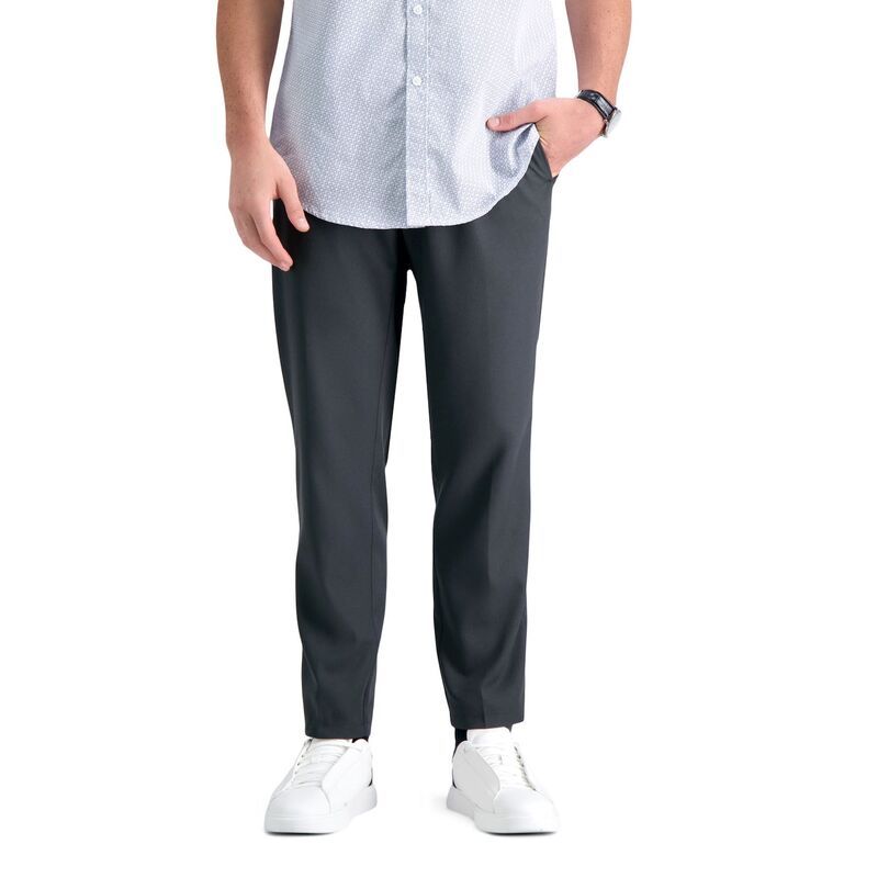 ハガー メンズ ボトムス カジュアルパンツ スリムフィット Mens HaggarR The Active Series Everyday Slim Fit FlatFront Pants Gray グレー
