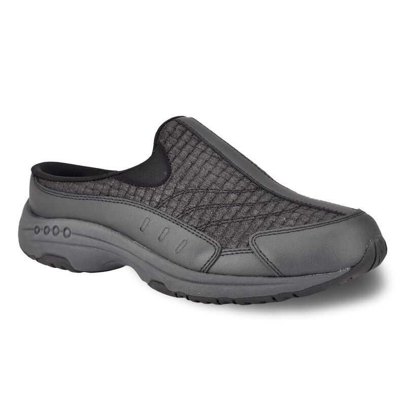 イージースピリット レディース シューズ スニーカー Easy Spiritraveltime Womens Fashion Mules Pearlized Black ブラック