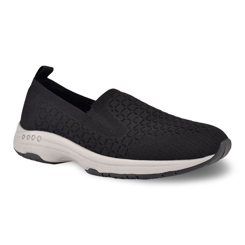 イージースピリット レディース シューズ スニーカー ニット Easy Spiritech Womens Knit SlipOn Shoes Black ブラック