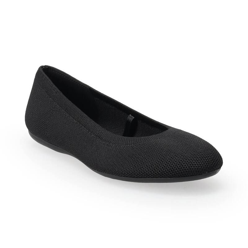 クロフト＆バロー レディース シューズ サンダル Croft BarrowR Sonya Womens Ballet Flats Black ブラック