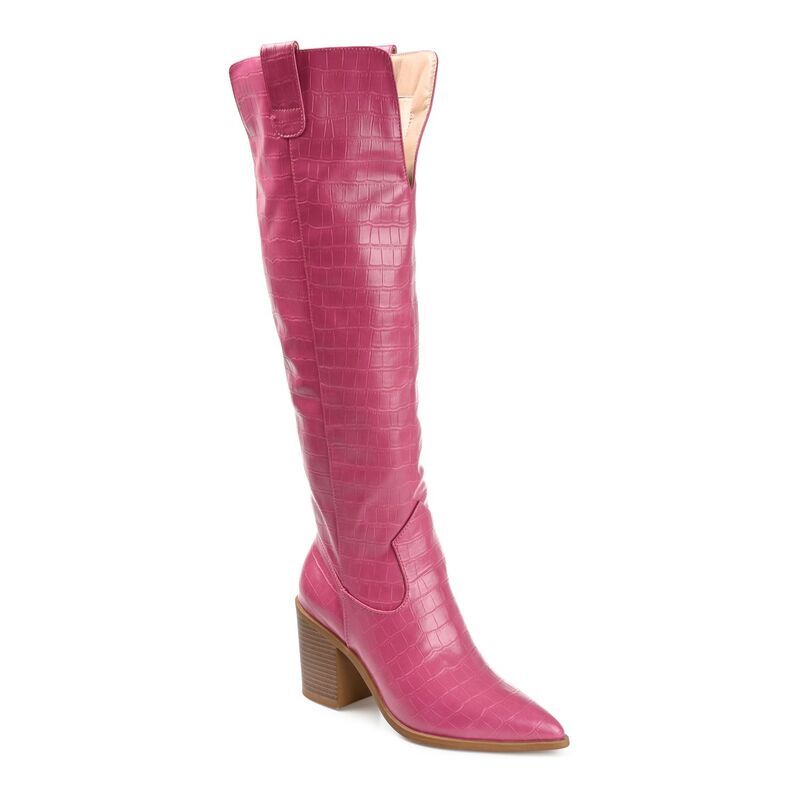 ジュルネ コレクション レディース シューズ ブーツ・レインブーツ Journee Collection Therese Tru Comfort Foam Womens KneeHigh Boots Pink ピンク