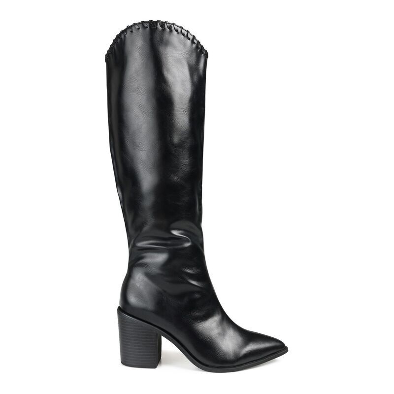 ジュルネ コレクション レディース シューズ ブーツ・レインブーツ Journee Collection Daria Tru Comfort Foam Womens KneeHigh Western Boots Black ブラック