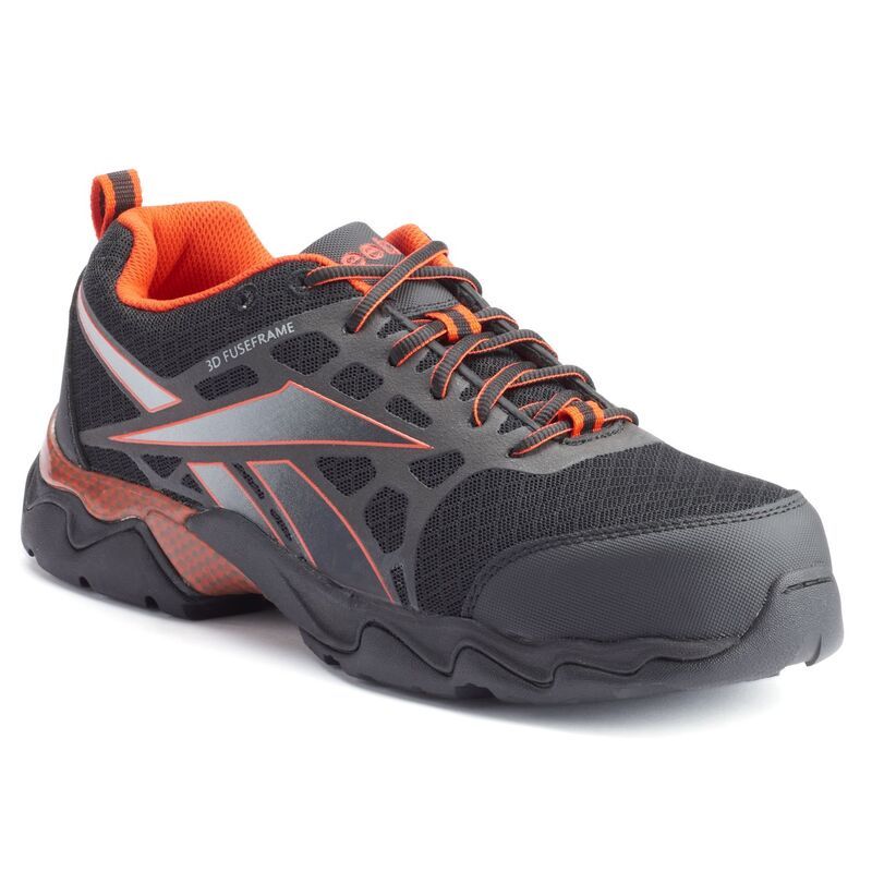リーボック メンズ シューズ スニーカー Reebok Work Beamer Mens CompositeToe Athletic Shoes Black ブラック