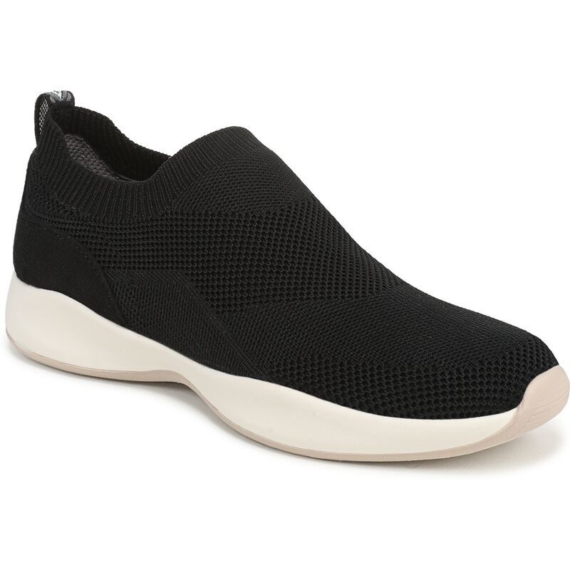 ライフストライド レディース シューズ スニーカー ニット LifeStride Upbeat WomenslipOn Knit Shoes Black ブラック