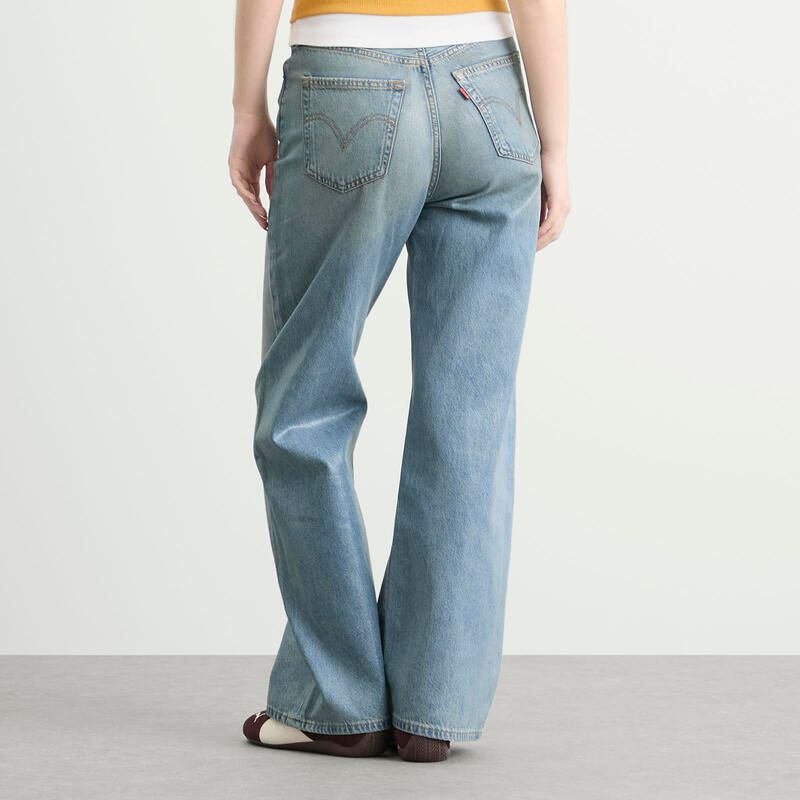 リーバイス メンズ ボトムス デニムパンツ ワイドレッグ ジーンズ Levis Ribcage Wide Leg H223 Jeans High Gloss