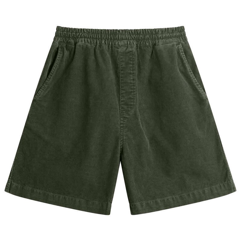 カーハート メンズ ボトムス ハーフパンツ・ショーツ コーデュロイ ショートパンツ Carhartt WIP Corduroy Reynold Shorts Leaf Dusky Washed