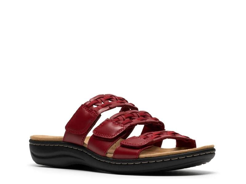 クラークス レディース シューズ サンダル ClarksLaurieann Emma Sandal Red レッド
