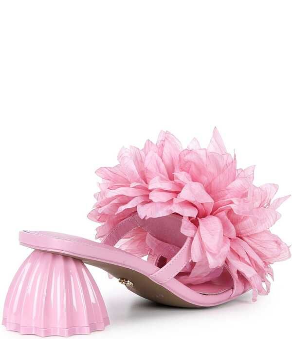 セシリア ニューヨーク レディース シューズ サンダル Cecelia New York Dahlia Flower Ornament Banded Slide Sandals Pink Fondant ピンク