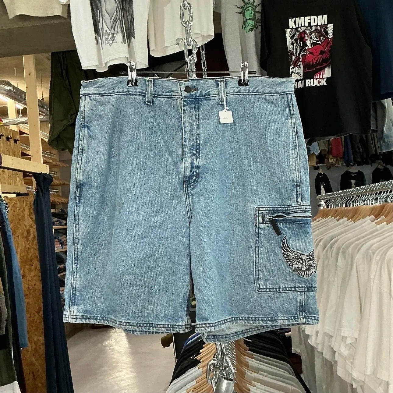 Harley-Davidson ハーフデニムパンツ Harley Davidson Denim Shorts ハーレーダビッドソン デニムショーツ