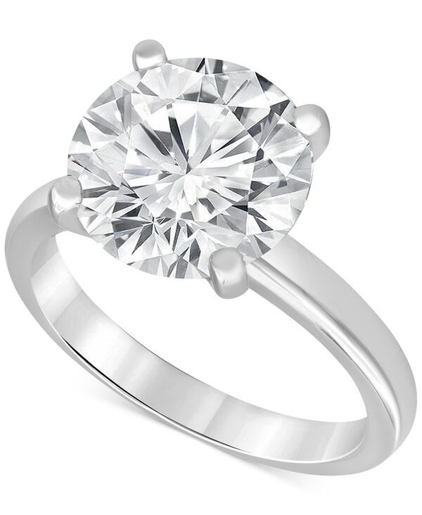 バッジェリーミシュカ レディース アクセサリー リング Badgley Mischka Certified Lab Grown Diamond Solitairengagement Ring 5 ctw in 14k White Gold ホワイト