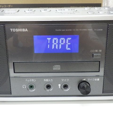 し*ん様 【展示品】東芝 TY-CDW990 CDラジカセ ワイドFM 東芝 CD ラジカセ ラジオ カセットテープ AM FM TY-CDW990 リモコン