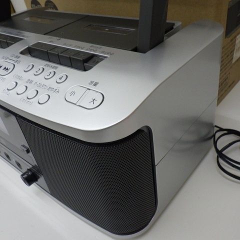 東芝 CD ラジカセ ラジオ カセットテープ AM FM TY-CDW990 リモコン