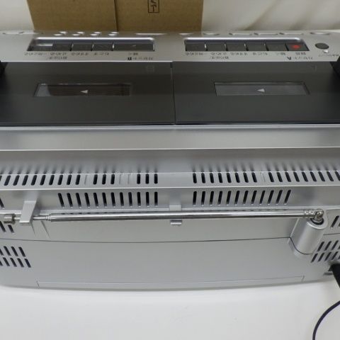 東芝 CD ラジカセ ラジオ カセットテープ AM FM TY-CDW990 リモコン