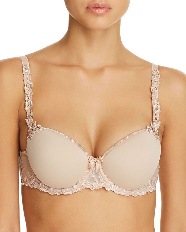シモーヌペレール レディース アンダーウェア ブラジャー Simone Perele Simone P r le Andora 3D Moldedemi Bra Peau Rose