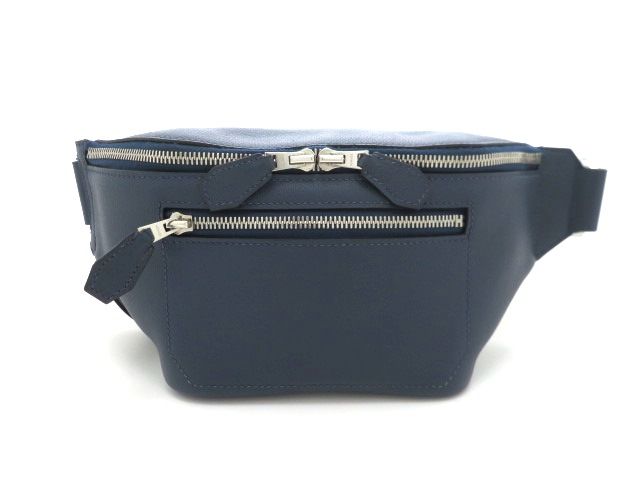 HERMES エルメス ボディバッグ シティスライドクロスPM ショルダーバッグ トリヨンクリストバル ブルードプリュス C刻印　2018年製造刻印【中古】【473】