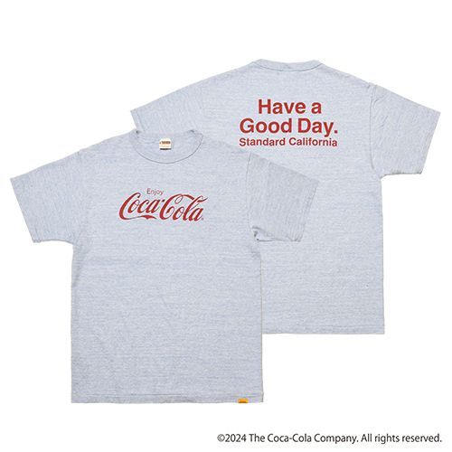 【新品タグ付き】【STANDARD CALIFORNIA】COCA-COLA × SD 88/12 LOGO T　BLUE　Tシャツ　スタンダードカリフォルニア Sサイズ