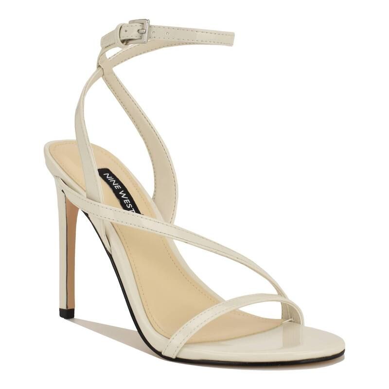 ナインウェスト レディース シューズ パンプス サンダル ヒール Nine West Miorla Womenstrappy Stiletto Heel Dressandals Cream Patent クリーム 14,024円