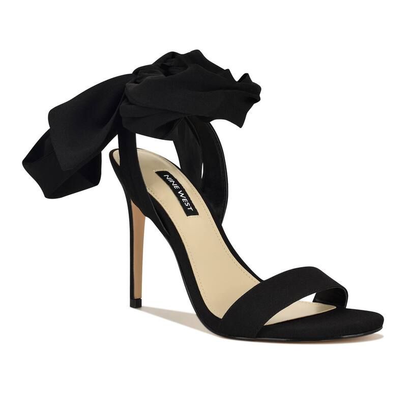 ナインウェスト レディース シューズ パンプス サンダル ヒール Nine West Maddie Womens Open Toe Stiletto Heel Dressandals Black ブラック 15,680円