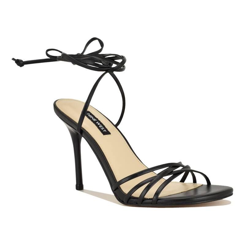 ナインウェスト レディース シューズ パンプス サンダル ヒール Nine West Opela Womenstrappy Stiletto Heel Dressandals Black ブラック