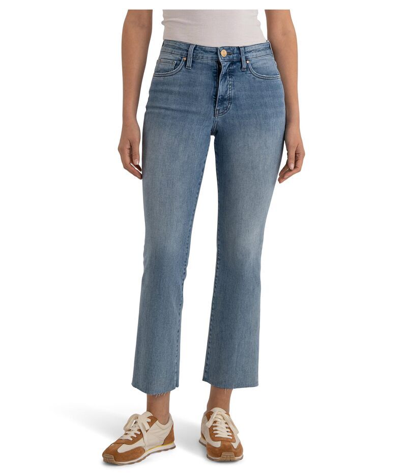 カットフロムザクロス レディース ボトムス カジュアルパンツ アンクル KUT from the Kloth Kelsey High Rise Fab Ankle Flare With Raw Hem Achievement