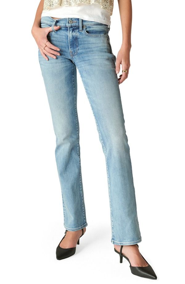 ラッキーブランド レディース シューズ ブーツ・レインブーツカット ジーンズ Lucky Brand Sweet Bootcut Jeans Cabana