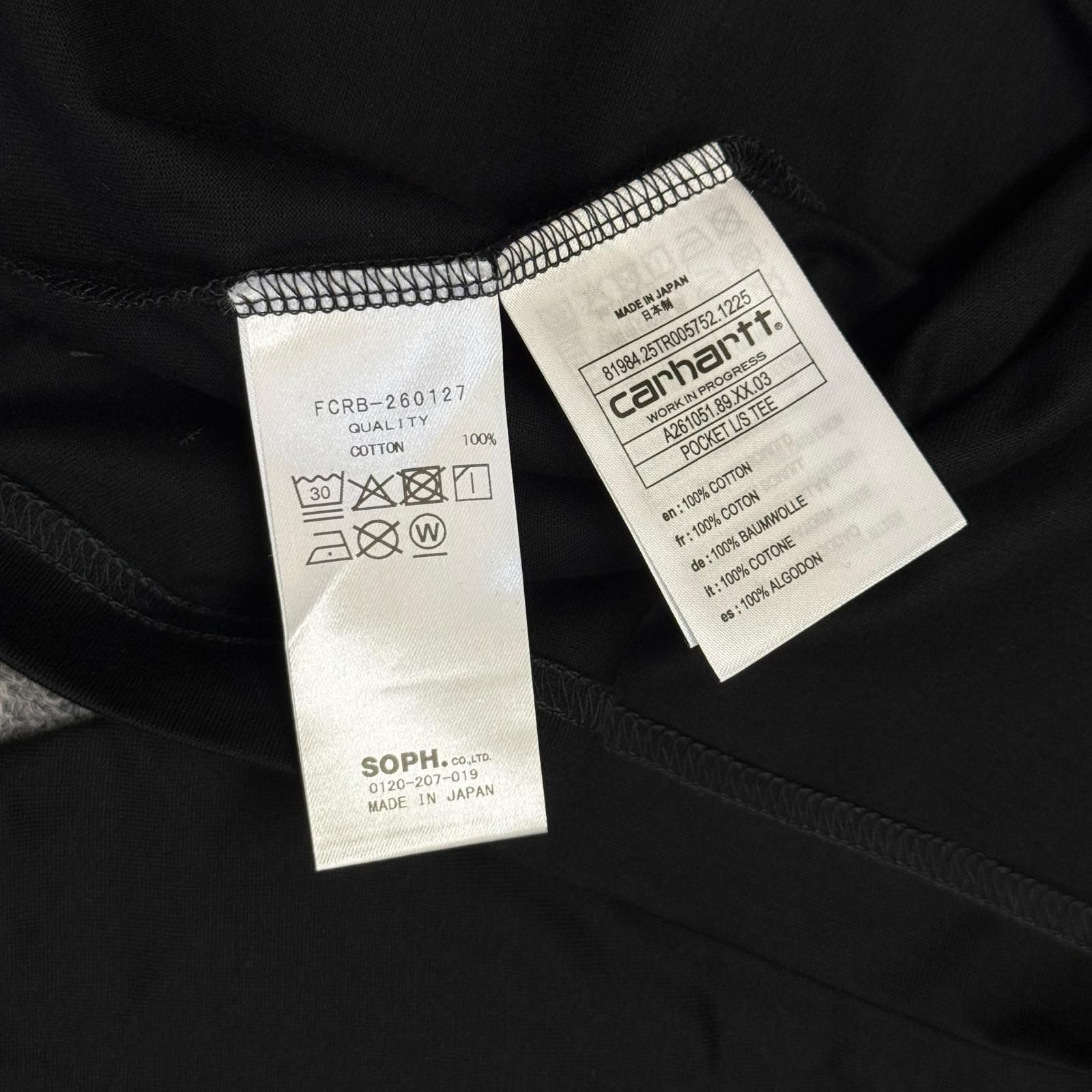 F.C.Real Bristol × Carhartt WIP 26SS L/S POCKET TEE コラボ 