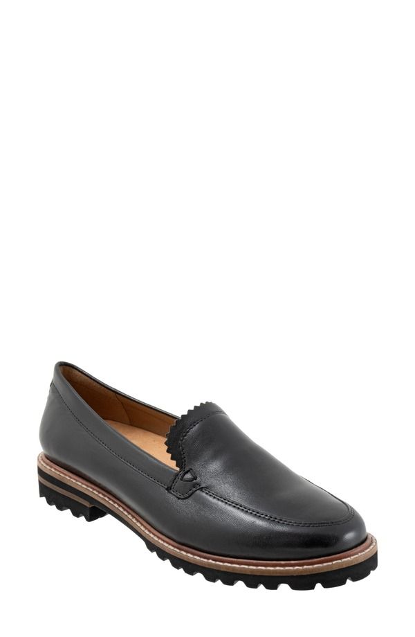 トロッターズ レディース シューズ スリッポン・ローファー Trotters Fayth Loafer Black ブラック