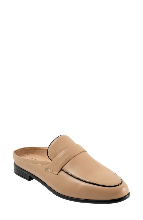 トロッターズ レディース シューズ サンダル ローファー Trotters Lola Loafer Mule Beige ベージュ