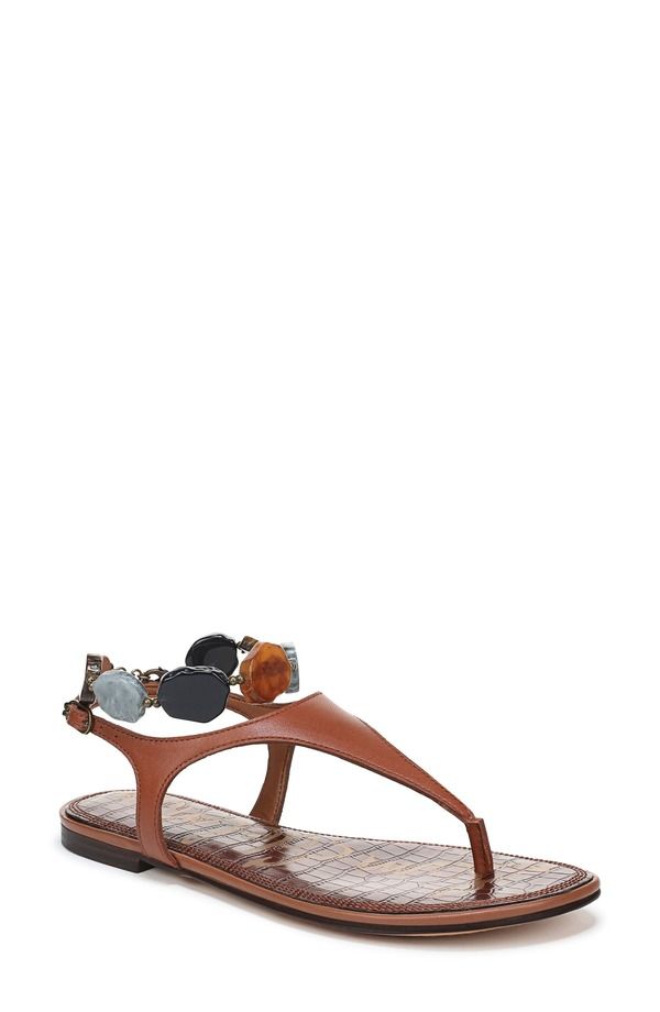 サムエデルマン レディース シューズ サンダル アンクル Sam Edelman Cannankle Strap Sandal Rich Cognac