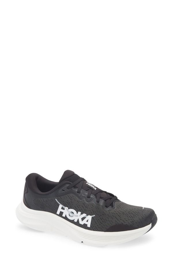 ホカオネオネ レディース シューズ スニーカー HOKA Solimar 2 Training Shoe Black White ホワイト