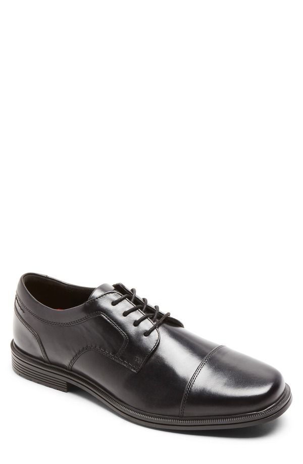ロックポート メンズ シューズ オックスフォード ダービー キャップ Rockportaylor Waterproof Cap Toe Derby Black ブラック