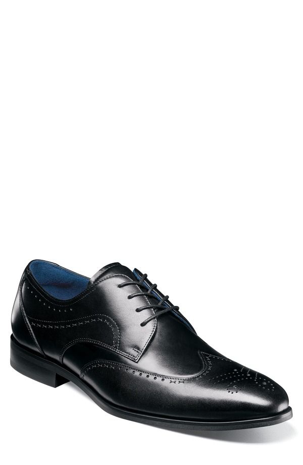 ステイシーアダムス メンズ シューズ オックスフォード ウィングチップ Stacy Adams Brayden Wingtip Oxford Black ブラック