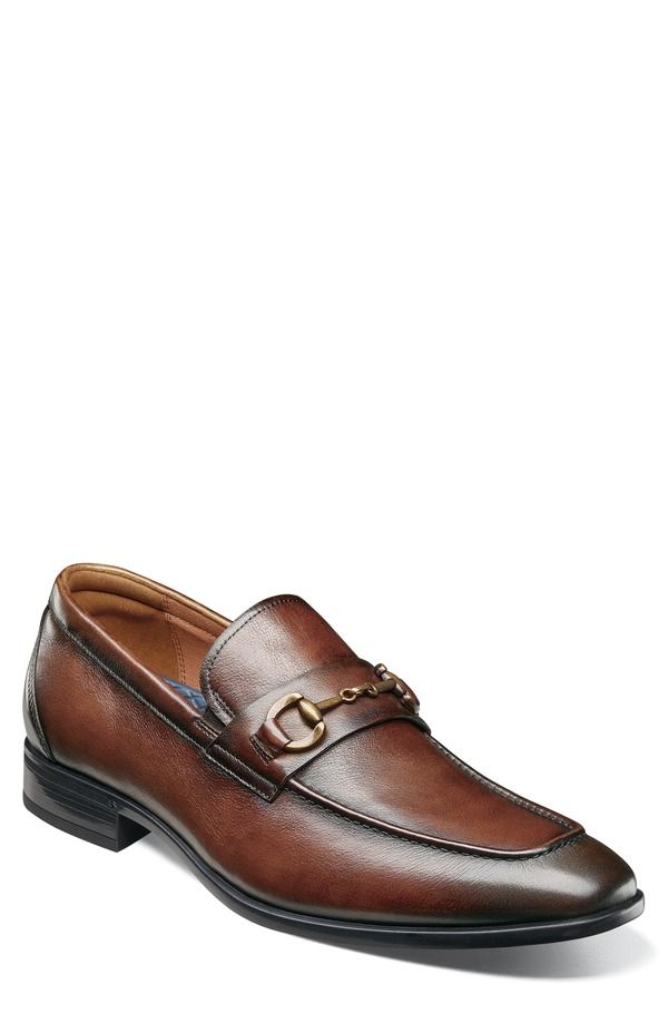 フローシャイム メンズ シューズ ローファー Florsheim Zaffiro Mock Toe Bit Loafer Brown ブラウン