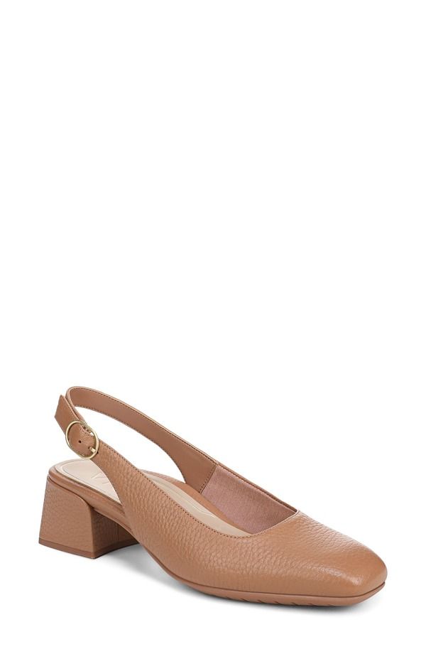 バイオニック レディース シューズ ヒール Vionic Reyes Block Heel Slingback Pump Mocha Mousse モカ