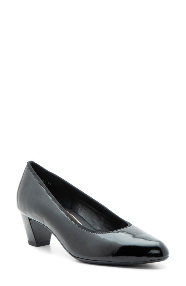アラ レディース シューズ ヒール ara Kelly Pump Black Gloss ブラック