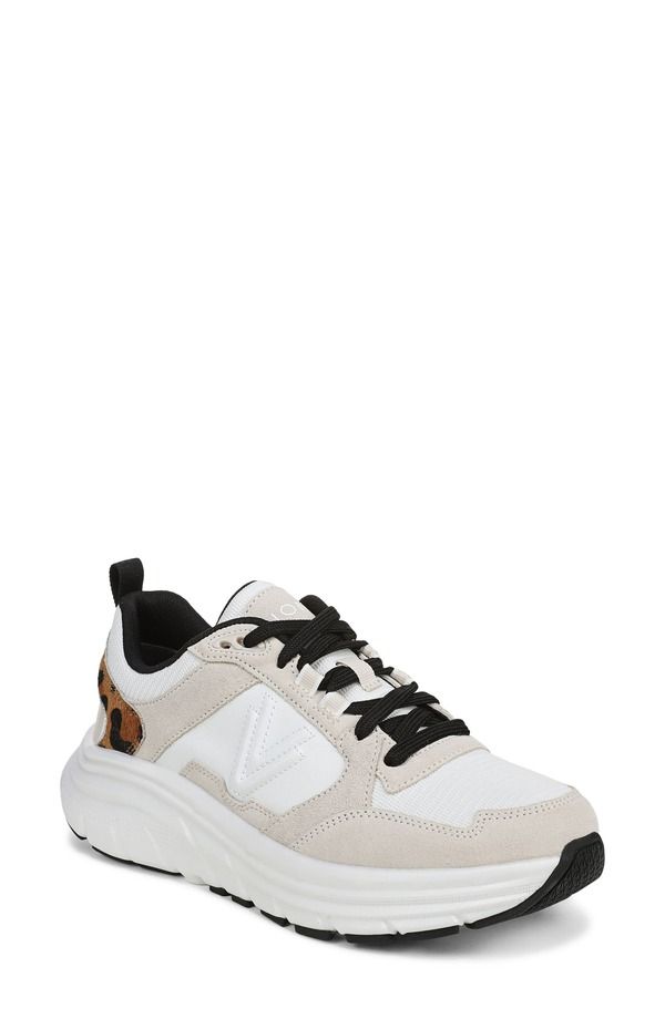バイオニック レディース シューズ スニーカー Vionic Walk Max Skyline Sneaker White Leopard ホワイト
