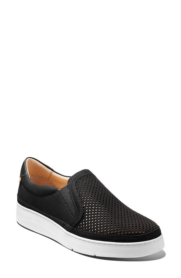 サミュエルフドバード レディース シューズ スニーカー Samuel Hubbard Featherlight Laguna SlipOn Sneaker Extra Wide Width Available Black Nubuck ブラック