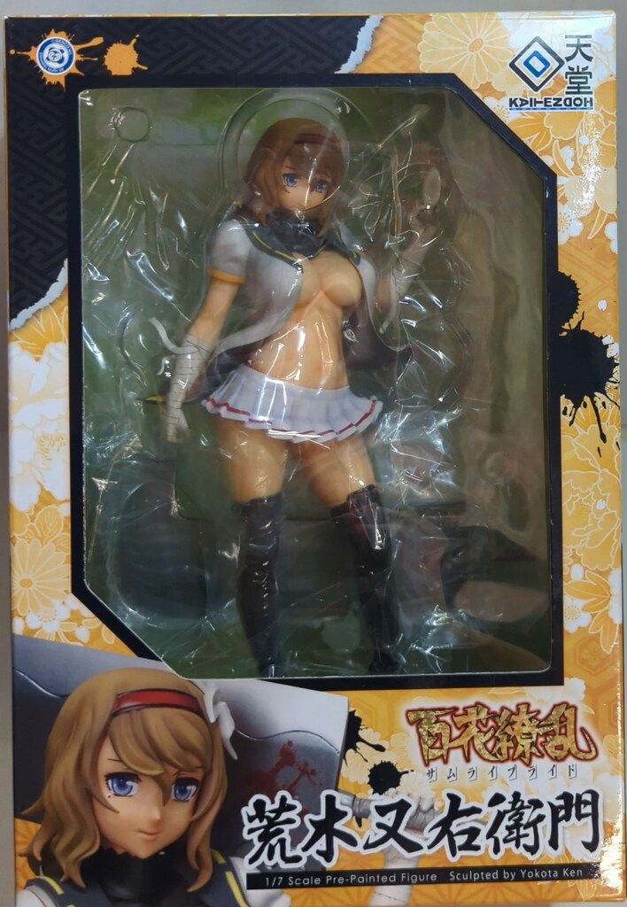 回天堂 百花繚乱サムライブライド 荒木又右衛門 1/7PVC