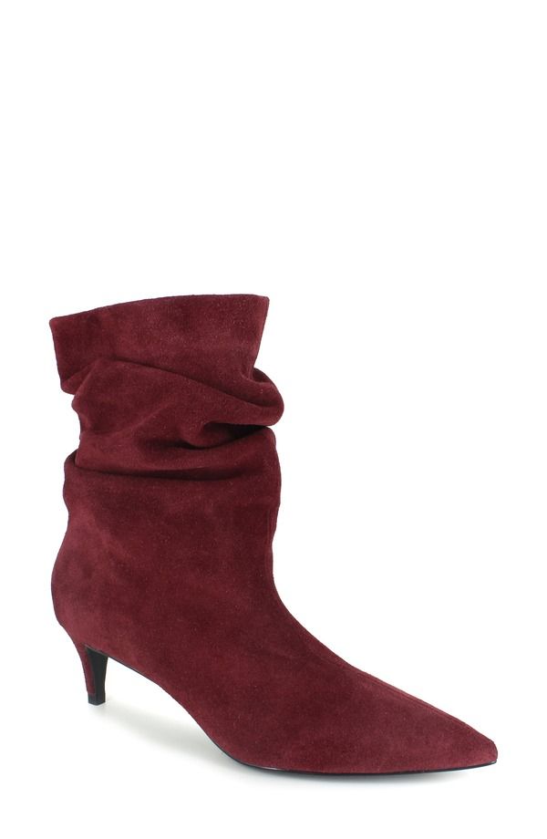 ケネスコール レディース シューズ ブーツ・レインブーツ Kenneth Cole Marsha Bootie Burgundy Suede バーガンディ