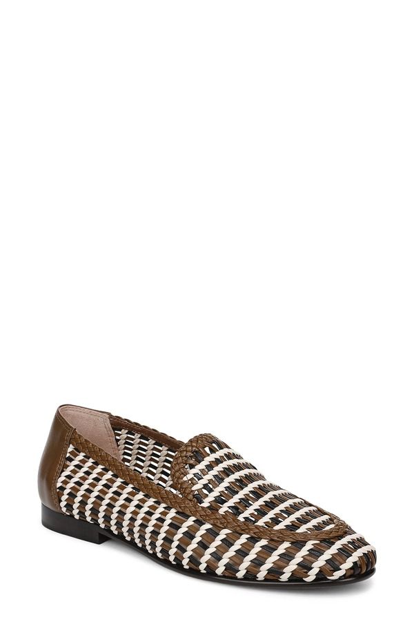 ヴェロニカ ベアード レディース シューズ スリッポン・ローファー Veronica Beard Prilla Woven Loafer Brown Multi ブラウン