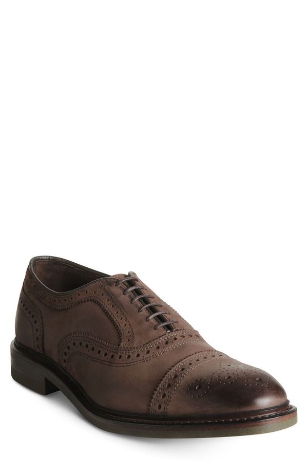 アレン エドモンズ メンズ シューズ オックスフォード キャップ Allen Edmondstrandmok Cap Toe Oxford Brown ブラウン