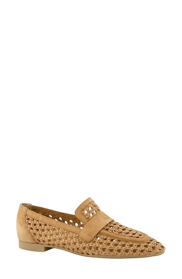 ポール・グリーン レディース シューズ スリッポン・ローファー Paul Green Delta Woven Loafer Sisal Diva Nubuk