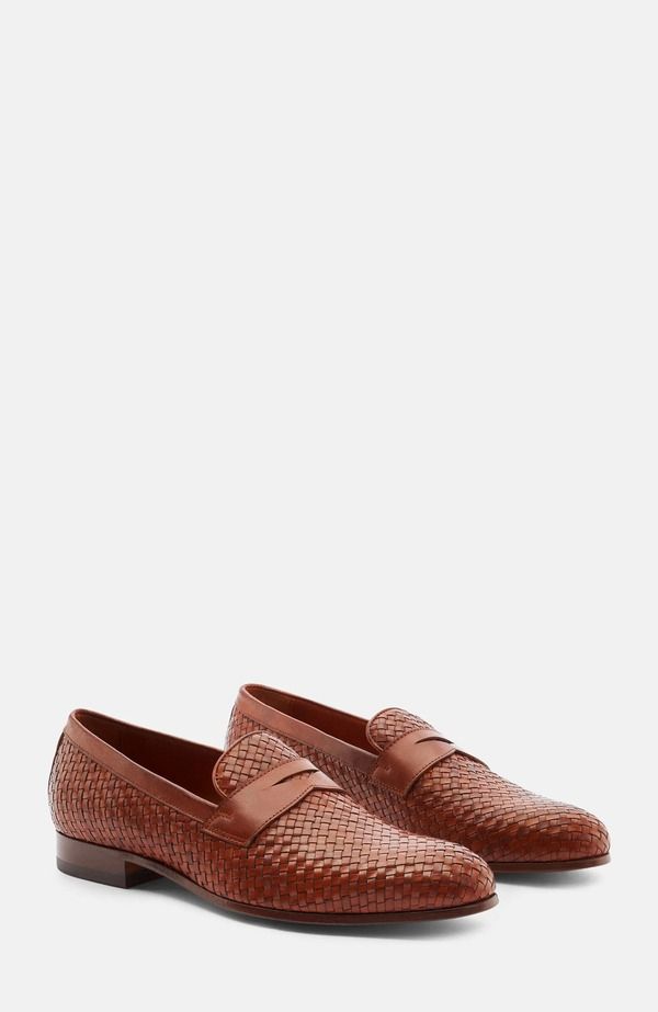 スカロッソ メンズ シューズ ローファー SCAROSSO Andrea Loafers Cognac Calf