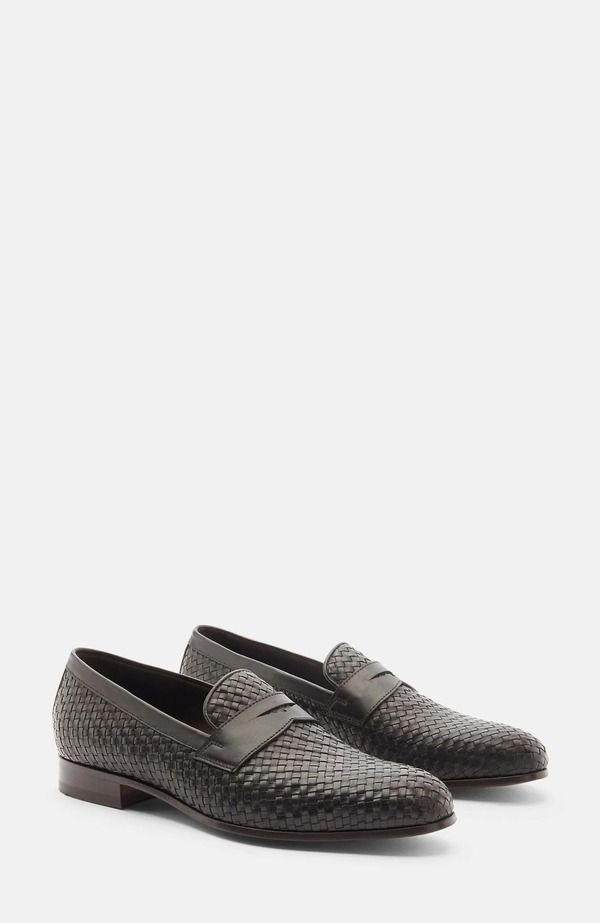 スカロッソ メンズ シューズ ローファー SCAROSSO Andrea Loafers Brown Calf ブラウン