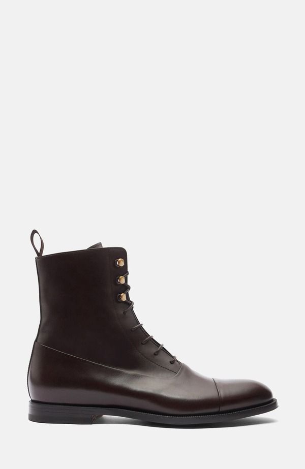 スカロッソ メンズ シューズ ブーツ・レインブーツ SCAROSSO Archie Boots Brown Calf ブラウン