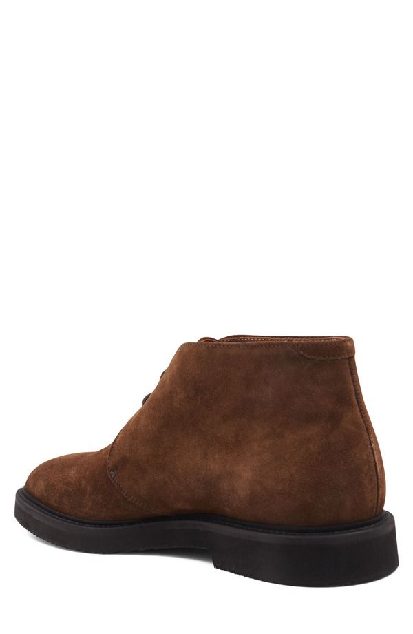 アクアタリア メンズ シューズ ブーツ・レインブーツ Aquatalia Golliard Wateresistant Chukka Boot Cognac Suede