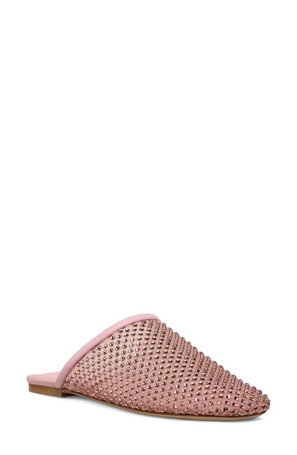スチュアート ワイツマン レディース シューズ パンプス メッシュ トール Stuart Weitzman Bareitall Mesh Mule Pink Marshmallow ピンク