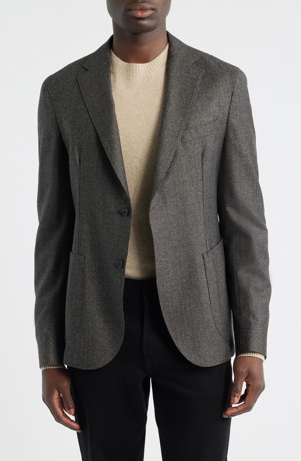 ボス メンズ アウター ジャケット・ブルゾン ウール コート BOSS Hanry Virgin Wool Sport Coat Dark Brown ブラウン