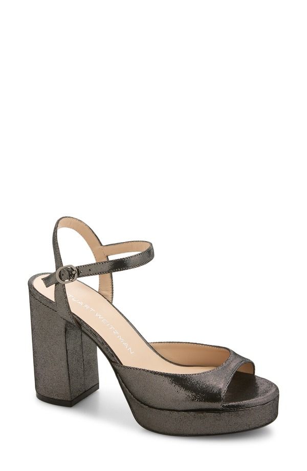 スチュアート ワイツマン レディース シューズ ヒール プラットフォーム サンダル Stuart Weitzman Dayna II Platform Sandal Gunmetal ガンメタル